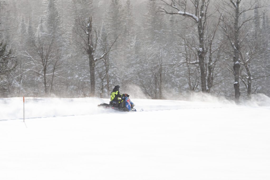 Snowmobile trails Great North Woods Region